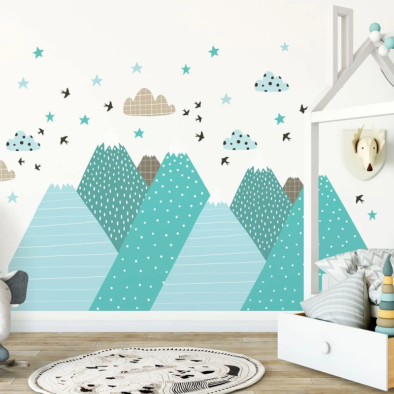 Ambiance Sticker Scandinavian Mountains Jessika Wall Stickers