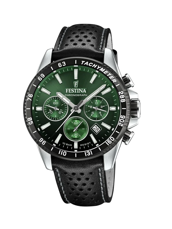 Festina Chronograph Watch with Leather Strap F20561/5