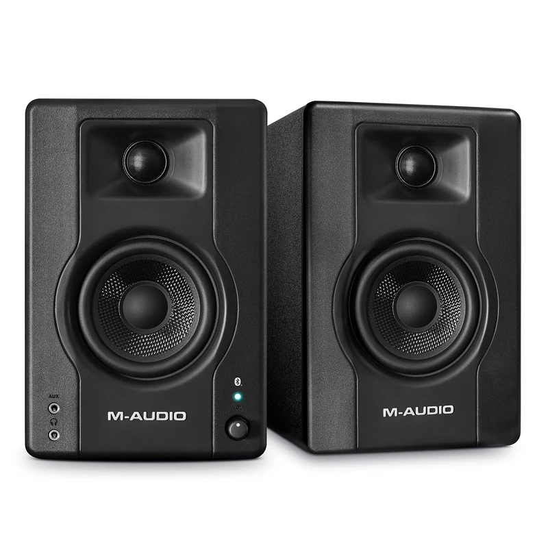 M-AUDIO BX3BT Pair 3.5-inch Studio Monitors and PC Speakers with Bluetooth for Recording and Multimedia with Music Production Software - Image 1