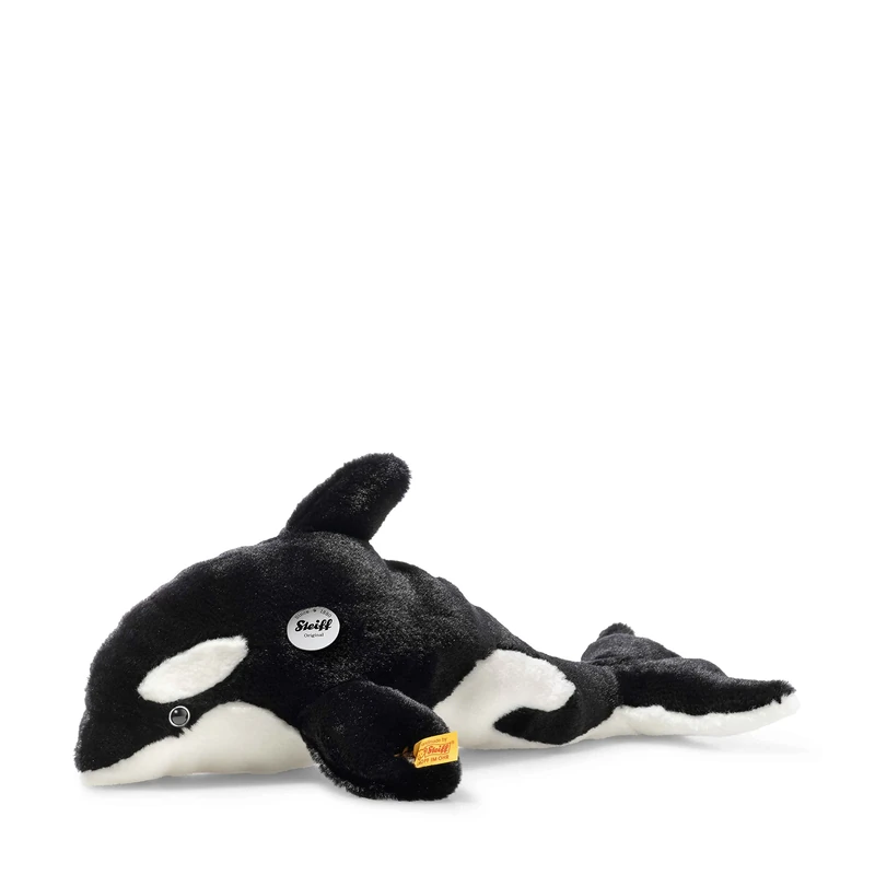 Steiff 067525 Ozzie orca 37 black/white, Meteorite