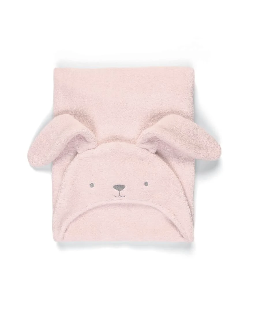 Mamas & Papas Soft Hooded Baby Towel, Bunny