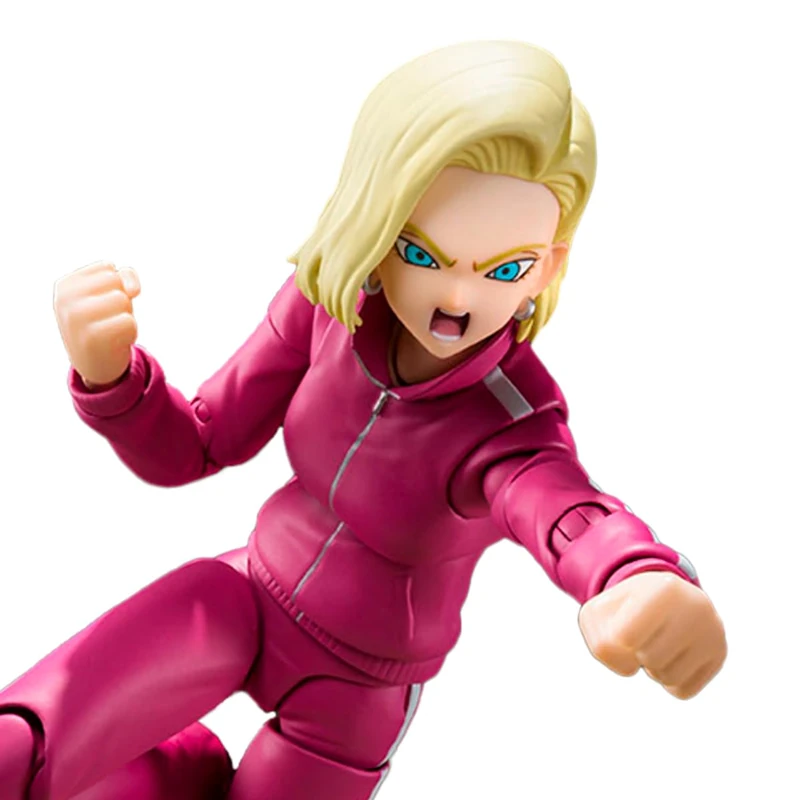 Bandai S.H.Figuarts Dragon Ball Super Android 18 Action Figure 15 cm, Multicolor