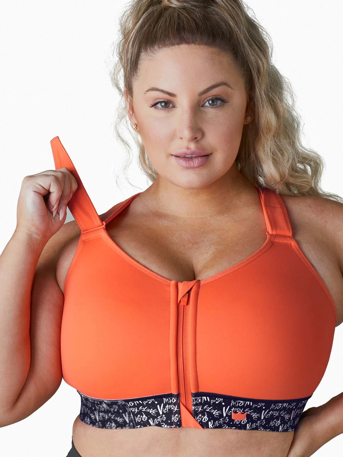 SHEFIT Flex Sports Bra for Women, Medium Impact Sports Bra, Believe, XS