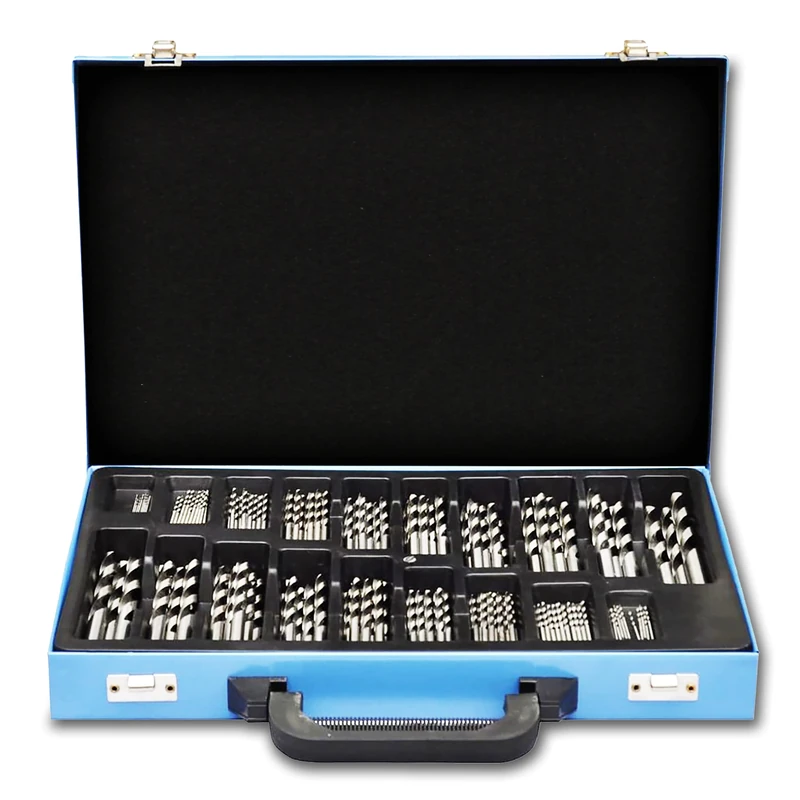 Simply DBS170 High Performance Steel 170 pieces Drill Bit Set for Workshops and DIY Projects with Heavy Duty Rigid Metal Storage Box