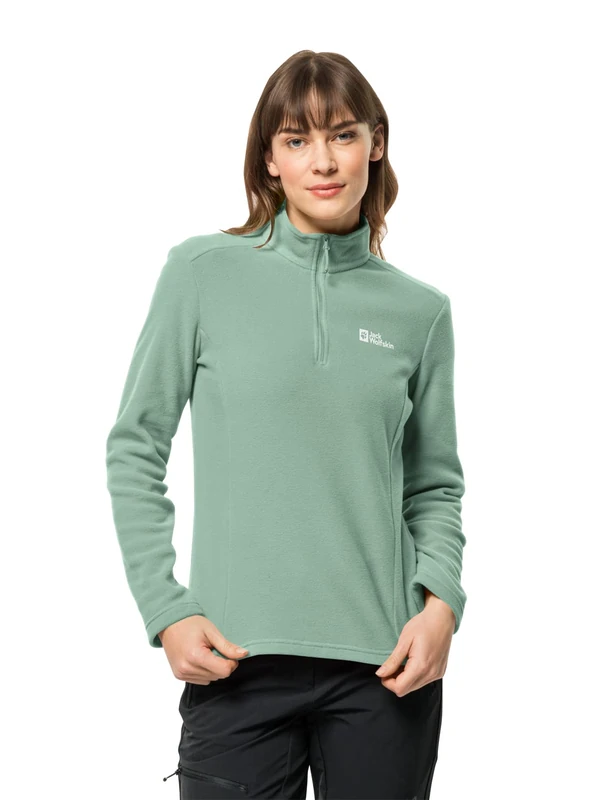 Jack Wolfskin Women's Taunus Hz Pullover Granite Green XXL