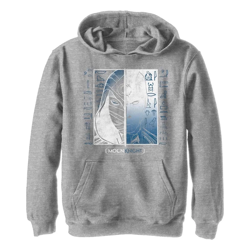 Marvel Moon Knight - MOON KNIGHT SPLIT YTH Hoodie Heather grey 9/11