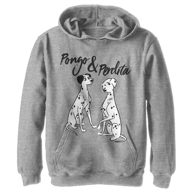 Disney Unisex Children^Boy's Pongo Perdita Hoodie, Sportlich Heather, L