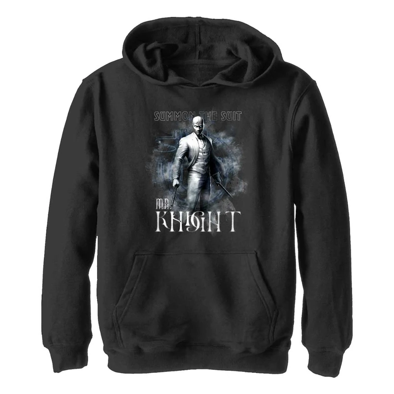 Marvel Unisex Children^Boy's Suit Summon Hoodie, Schwarz, M