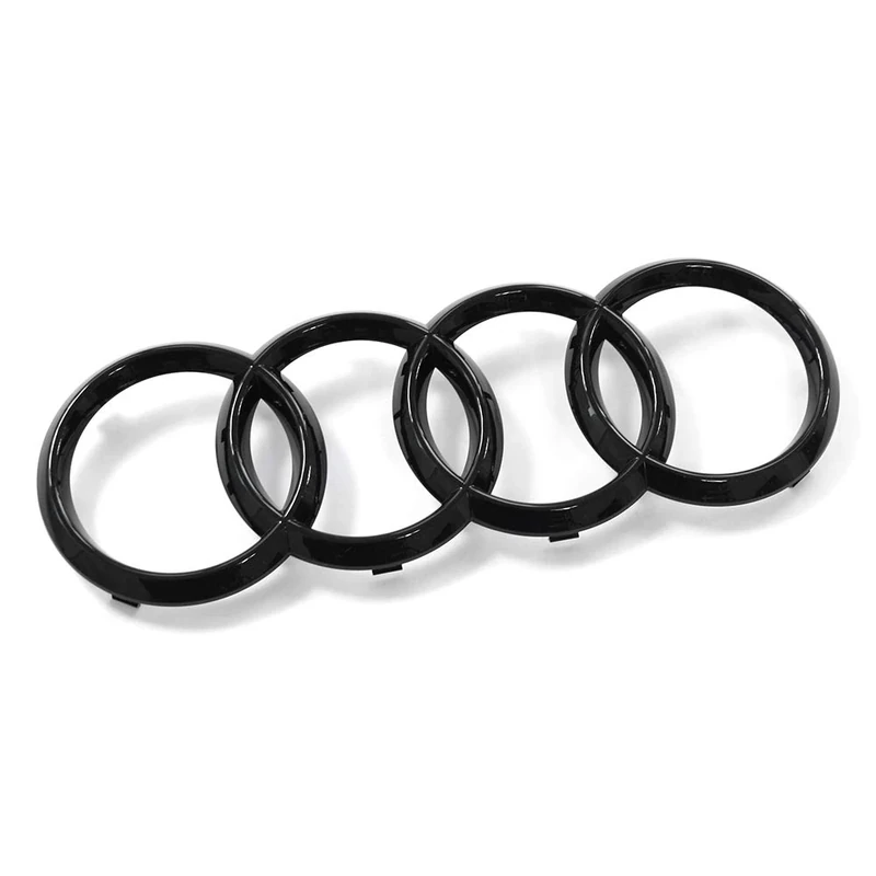 Audi 80A071801 Sign Radiator Grille Rings Black Edition Emblem Blackline Logo Black for Facelift from 06/2020