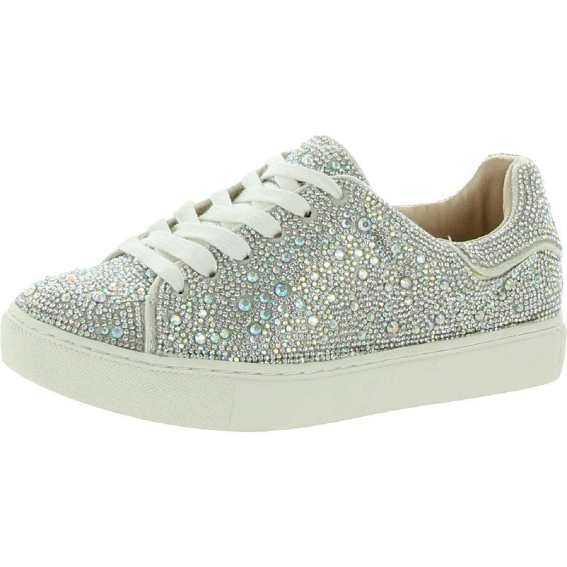 Betsey Johnson Women's Sidny Sneaker, Rhinestone, 5