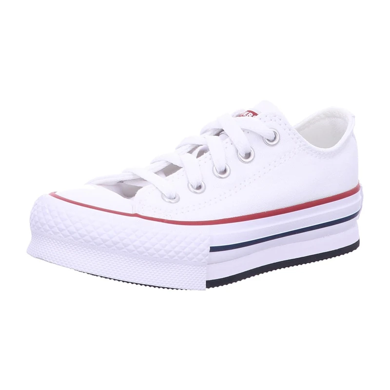 CONVERSE 372862C Chuck Taylor All Star EVA Lift Canvas Platform Men White/Garnet/Navy UK 12.5