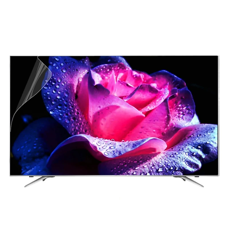 XRRX 32-75 Inch Matte Anti-glare TV Screen Protector, Anti Blue Light Filter Film Protect Your Eyes Fits for LCD, Led, 4K OLED and QLED HDTV, Customizable / 75in 1645x930mm