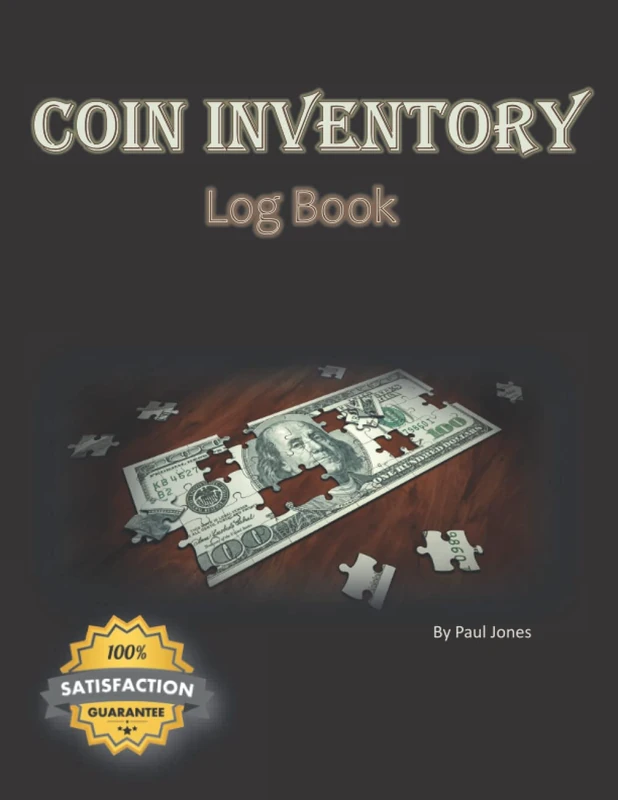 Coin Inventory Log Book: Large Notebook For Coin Collectors