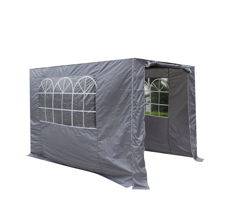 All Seasons Gazebos 3x2 Lightweight Side Panel Set Metallic Grey