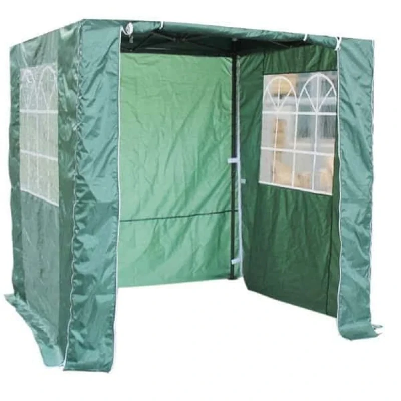 All Seasons Gazebos Lightweight Side Panel Set (2.5x2.5GreenStandardSides), Green