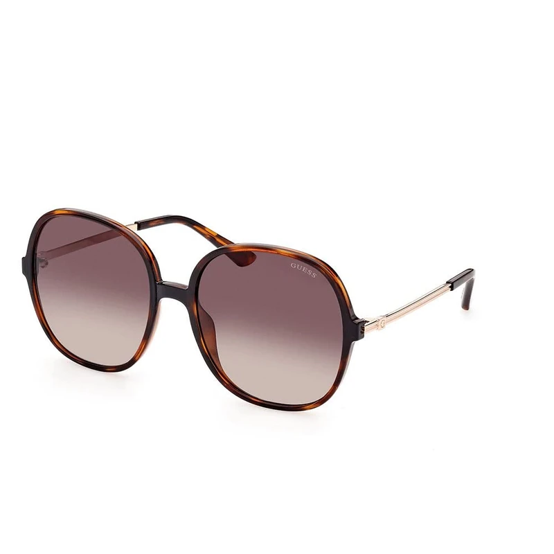 GUESS Women's GU7844 Sunglasses, dark havana, 59