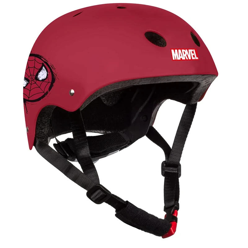 Seven Polska Unisex Youth Spiderman Sports Helmet, Multicoloured, One Size