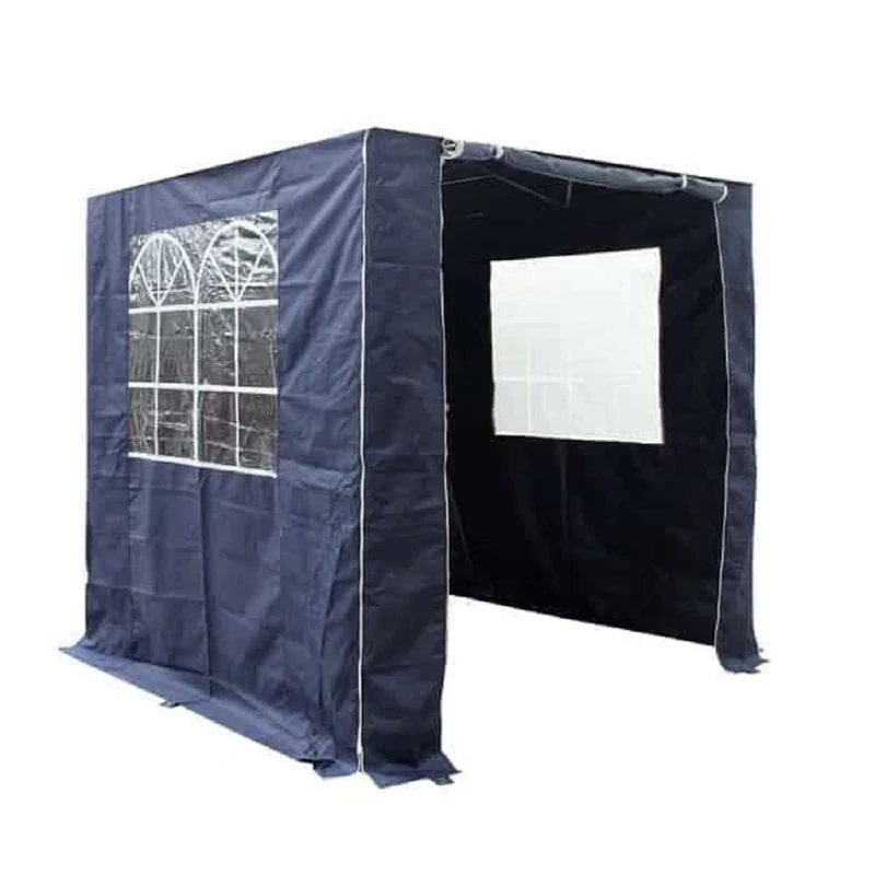 All Seasons Gazebos 2.5x2.5 Lightweight Side Panel Set Navy Blue