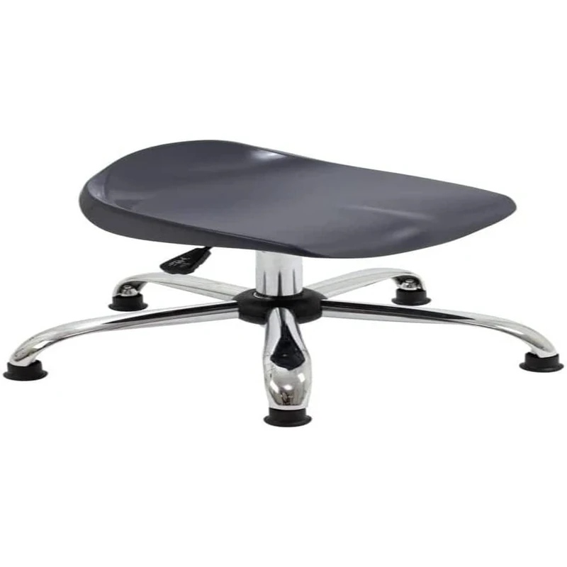 Office Hippo Junior Swivel Stool, Age 6 to 11 Years, Grey, 60 x 60 x 44.5 to 50 cm