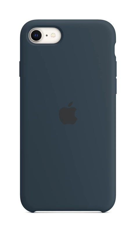Apple Silicone Case for iPhone SE - Abyss Blue Soft Touch