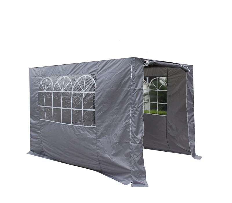 All Seasons Gazebos 3x3 Lightweight Side Panel Set Metallic Grey