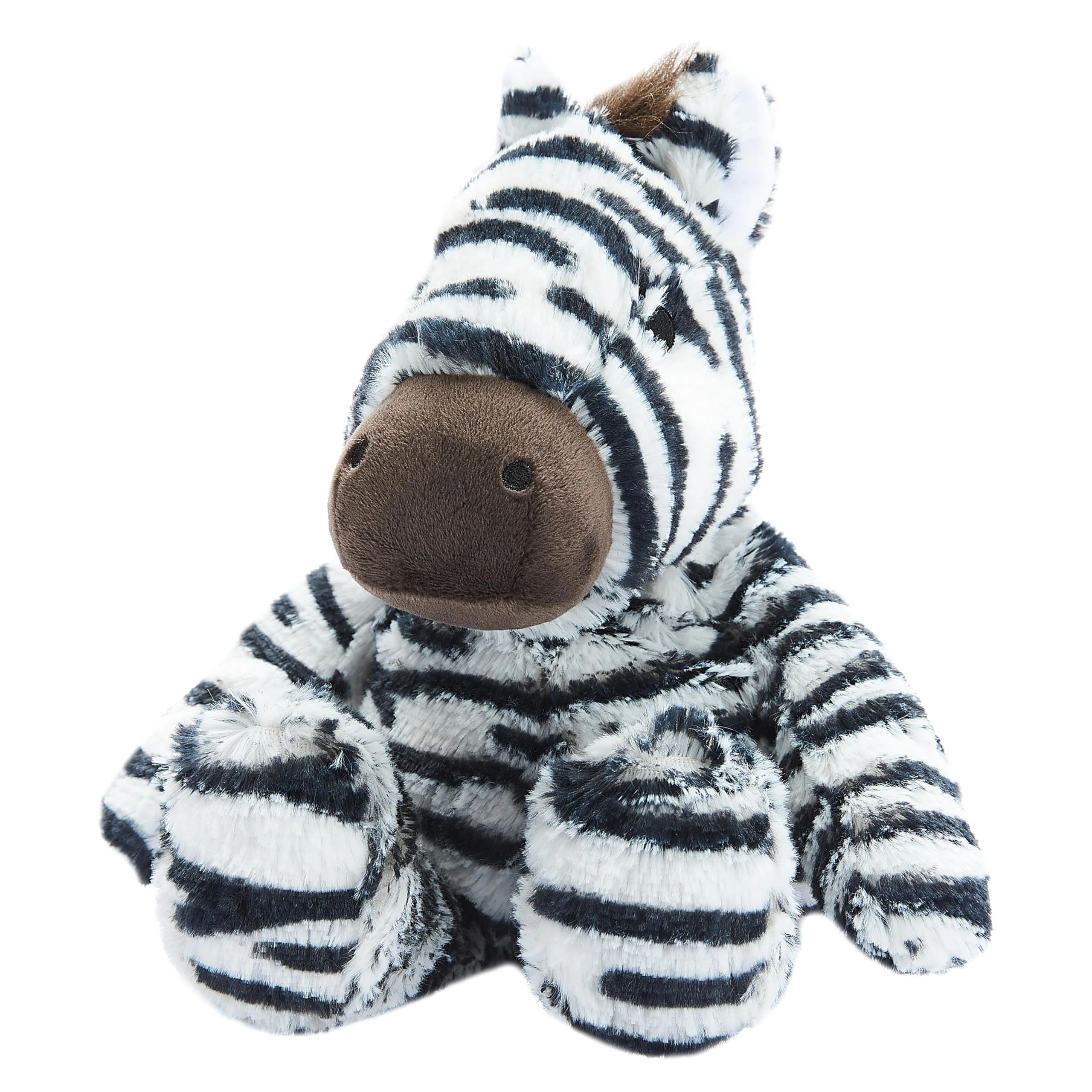 Warmies Plush Zebra Microwavable Weighted Teddy with French Lavender Scent, Hot or Cold for Cool Relaxation and Warm Relief