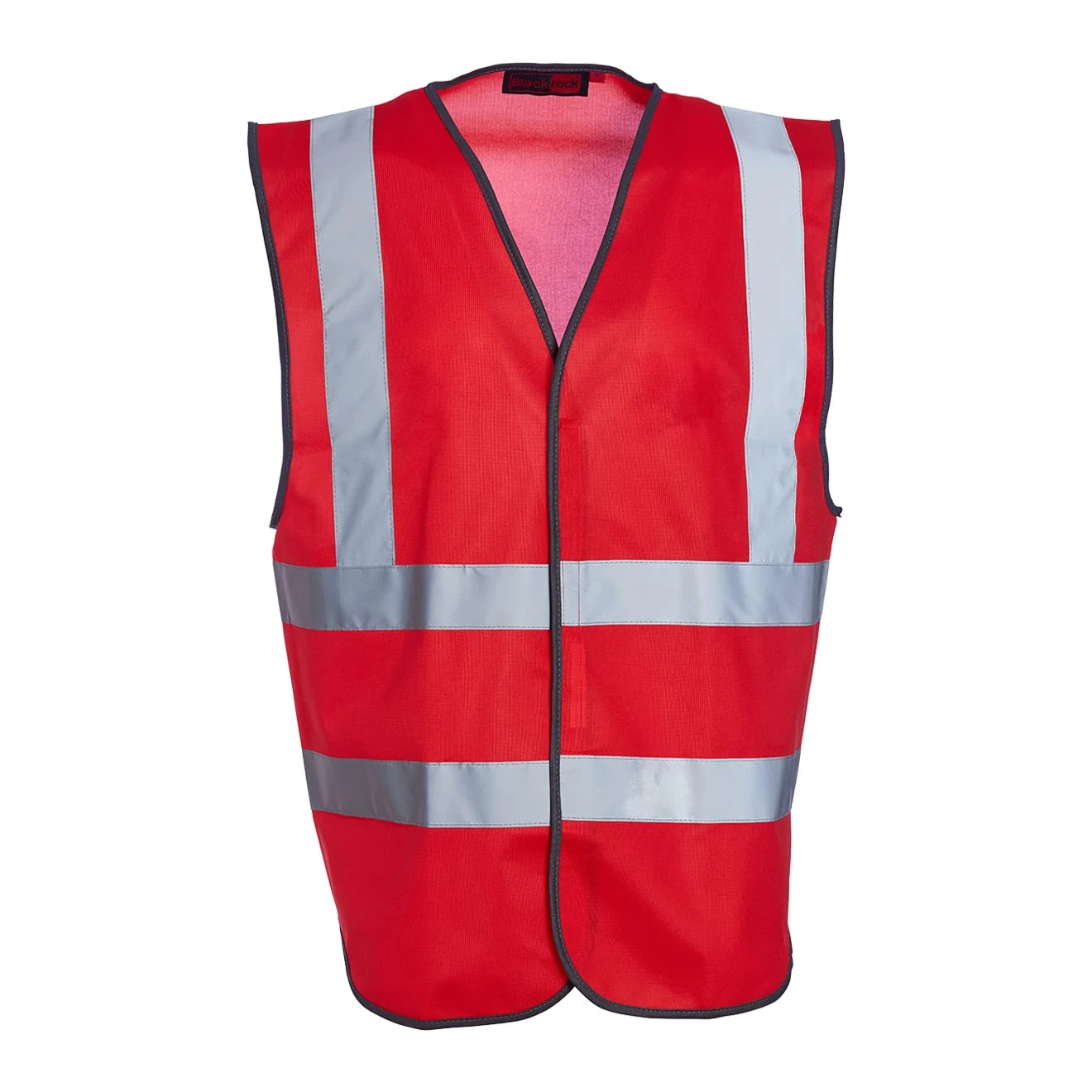 Blackrock Red Enhanced Visibility Vest, Hi-Vis Vest, High Visibility Jackets, Safety, Reflective, PPE, Hi Vis, Security, Workwear, Mens and Womens - Size Medium