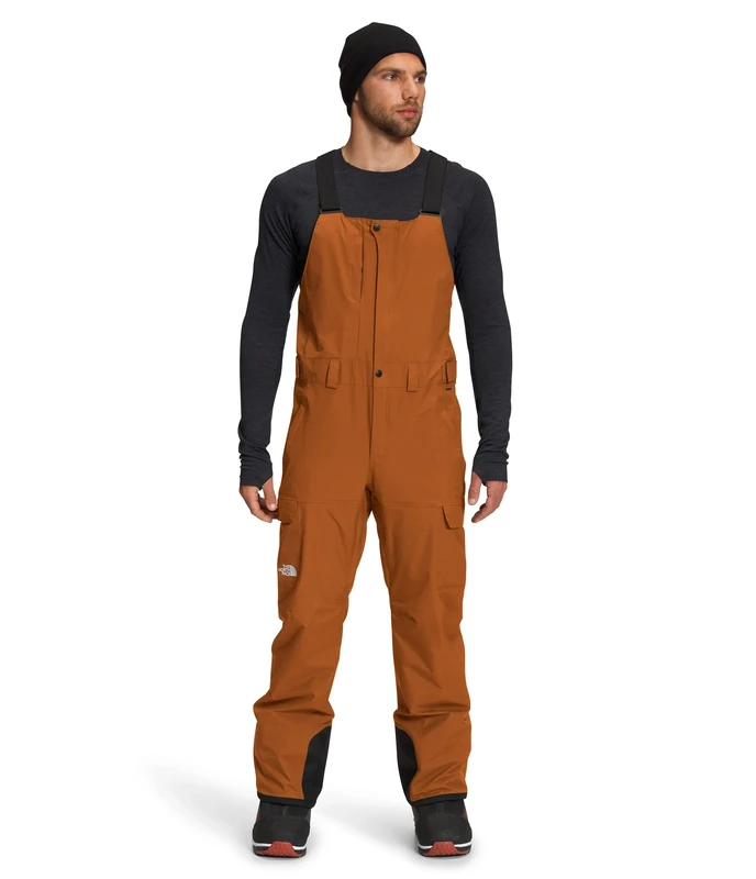 The North Face Bib Pants Leather Brown M