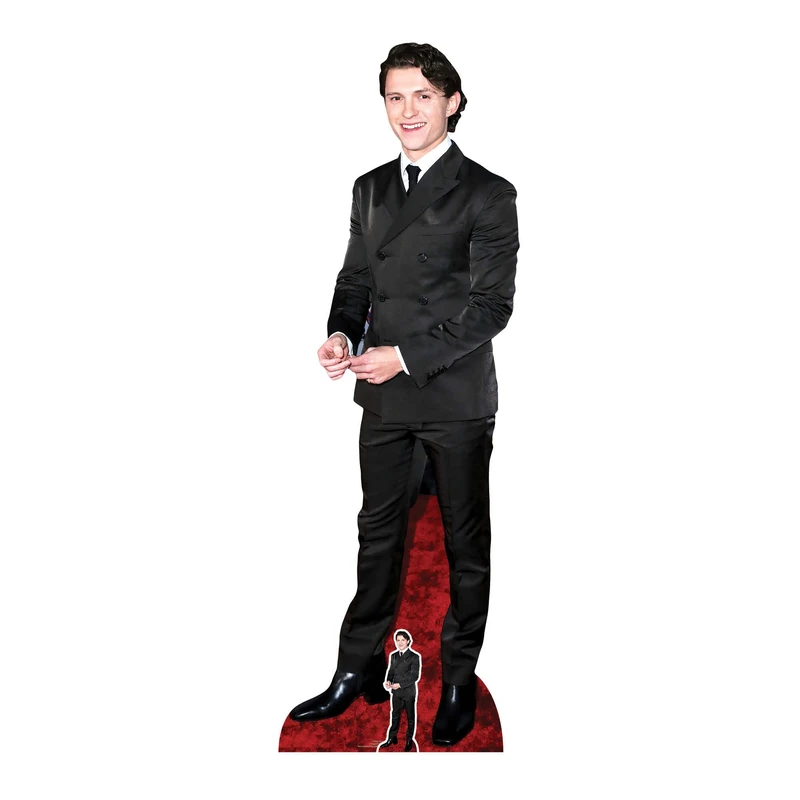 Star Cutouts CS951 Tom Holland Smile & Cufflinks Lifesize Cardboard Cutout – Celebrity Party Decoration, Event Display & Fan Gift
