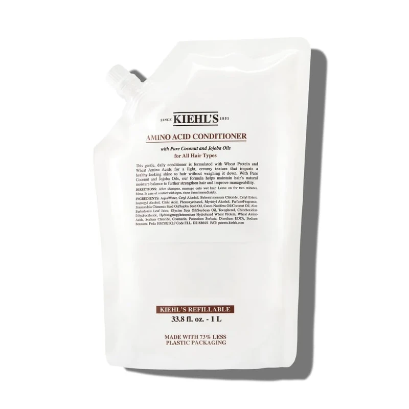 Kiehl's Amino Acid Conditioner, Strengthening and Moisturising Hair Treatment, Suitable for All Hair Types, 1Lt