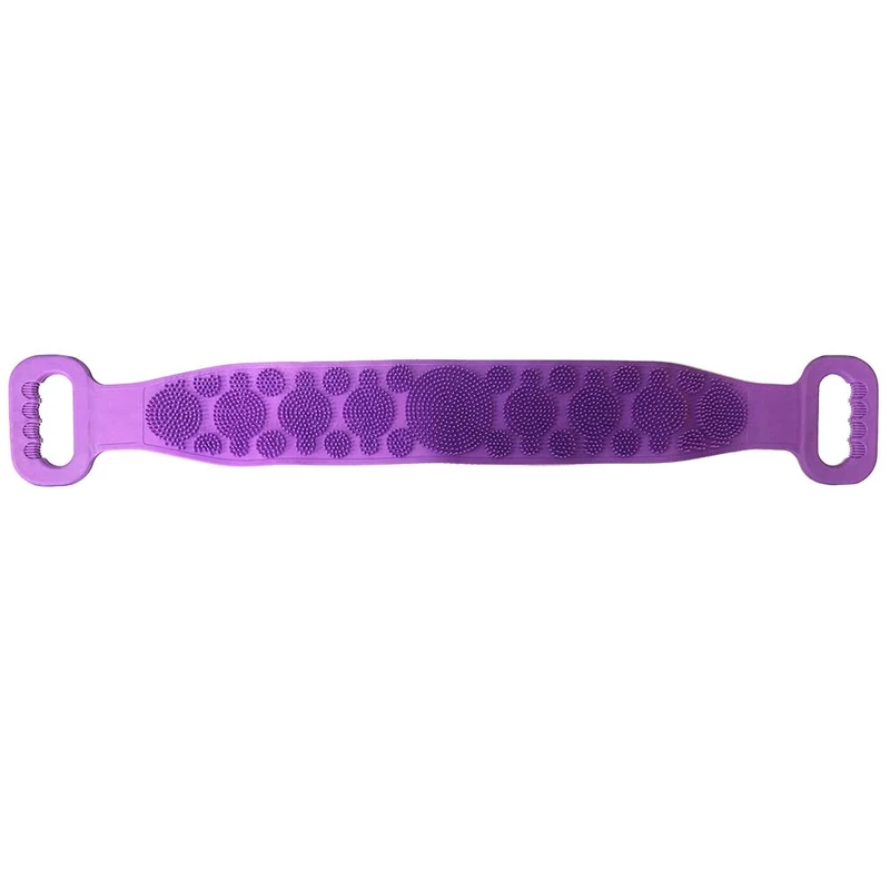 SILVANO Mediano Shower Scrub Tape Dark Purple - Image 1