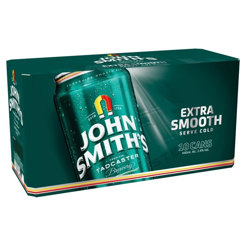 John Smith's Extra Smooth 3.6%, 10 x 440ml