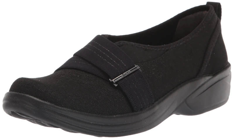 BZees Women's Niche Iii Ballet Flat, Blacknet, 5 UK