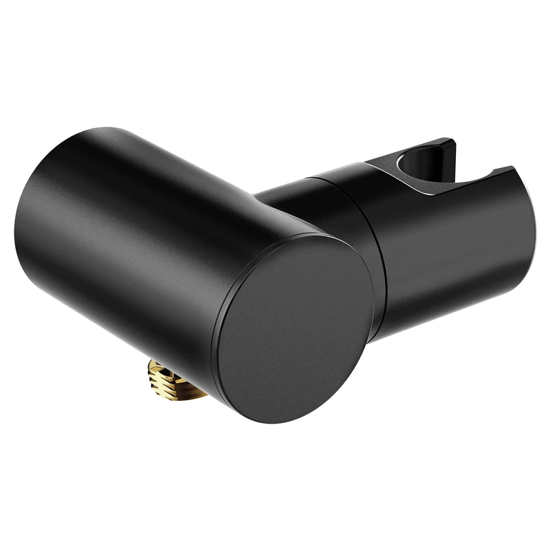 Moen A755BL Acc-Core Drop Ell with Integrated Holder for Handheld Shower, Matte Black - Image 1