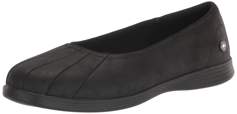 Skechers Women's go Dreamy Ballet Flat, Black, 4.5 UK