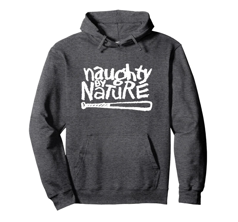 Naughty By Nature White Classic Logo Pullover Hoodie - Image 1