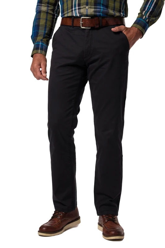 JP 1880 Men's Chino, Elastikbund, Regular Fit, Bis Gr. 70/35 5 Pockets, Dark Navy, 54W x 36L