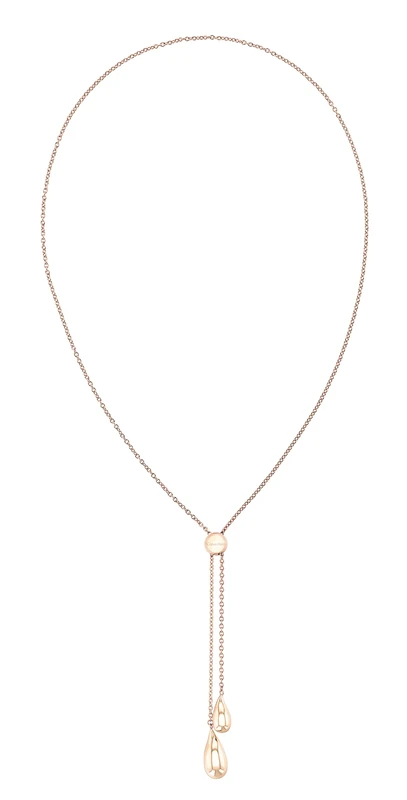 Calvin Klein Women's SCULPTURED DROPS Collection Pendant Necklace - 35000088