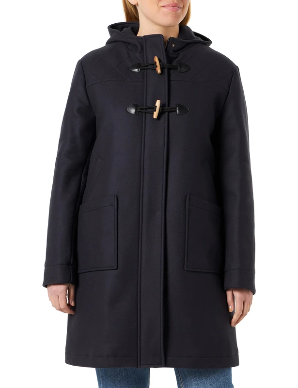 Armor Lux Duffle Coat, Seal, 48 Women