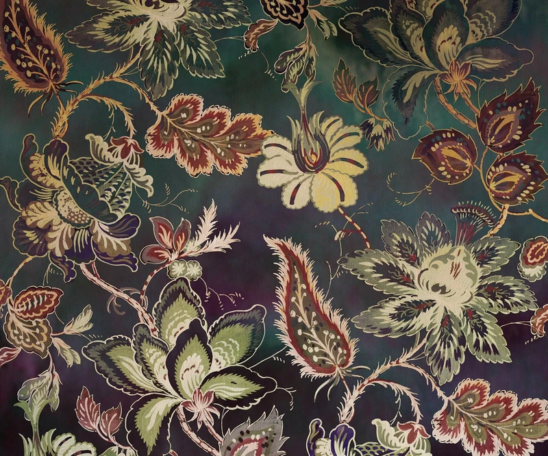 Komar Non-Woven Photo Wallpaper - Moonshadow Blossom - Size 300 x 250 cm, Width 50 cm - Wallpaper/Floral/Living Room
