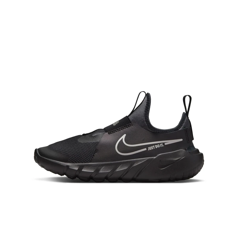 Nike Flex Runner 2, Big Kids' Road Running Shoes Unisex-Children, Black Flat Pewter Anthracite Photo Blue, 5.5 UK - Image 1