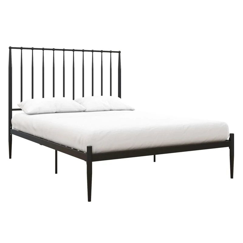 DHP Giulia Modern Metal Bed White King