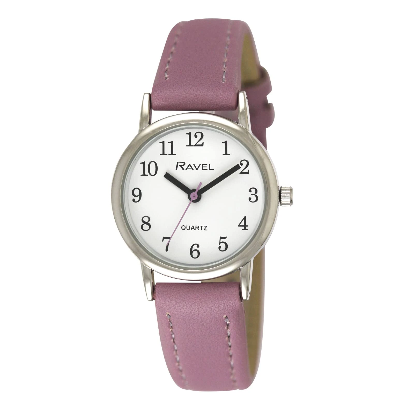 Ravel - Women's Pastel Coloured Everyday Watch (27mm case) - Analogue Quartz - R0137.07.2 - Purple/Silver Tone