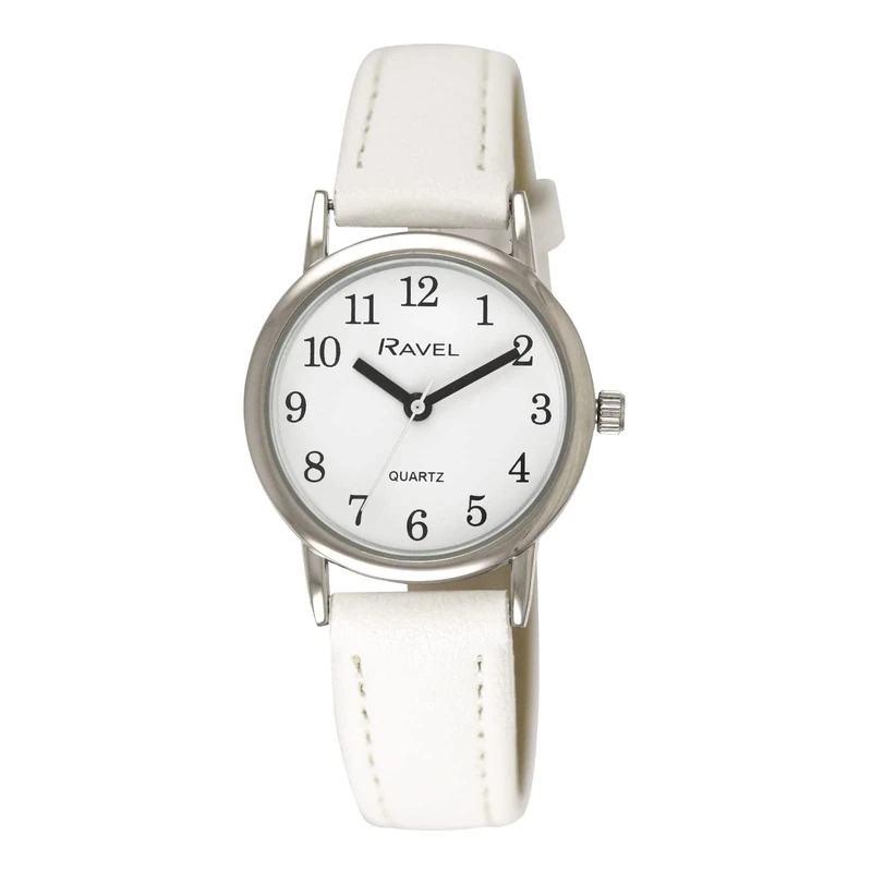 Ravel Women's Pastel White Silver Watch - 27mm Analogue Quartz R0137.04.2