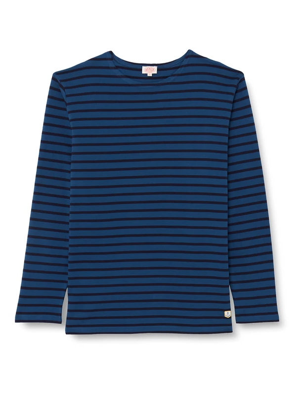 Armor Lux Men's Heritage Sailor Sweater, Libeccio/Navy, XS