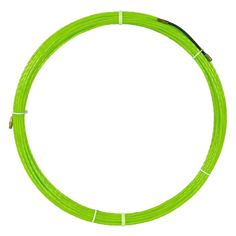 Anguila Semi-Industrial Cable Guide Interchangeable Terminals Polyester Braided Monofilament Braid Green Colour 6 mm Diameter 30 Metres - Image 1