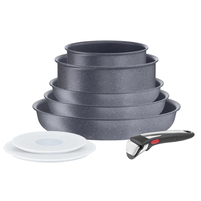 Tefal Ingenio Natural On 8-Piece Stackable Non-Stick Induction Cookware Made in France L7669802