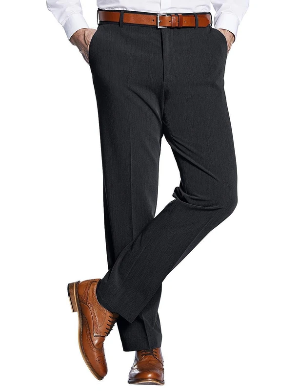 Farah Classic Men's Roachman Trousers, Charcoal, 32W 31L UK