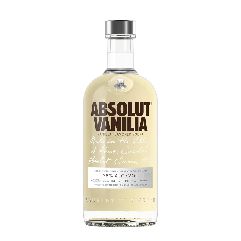 Absolut Vanilia Flavoured Vodka, 38% ABV, 70 cl, Made in Southern Sweden, Award Winning Taste, Vodka with the taste of Vanilla, Works Well for Cocktails, Passionfruit Martini
