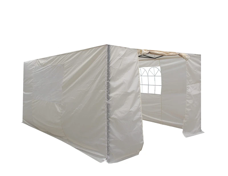 All Seasons Gazebos 3x4.5 Lightweight Side Panel Set Cream